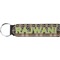 Moroccan Mosaic & Plaid Keychain Fob (Personalized)