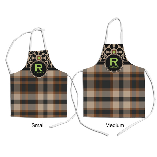 Moroccan Mosaic & Plaid Kid's Aprons - Comparison
