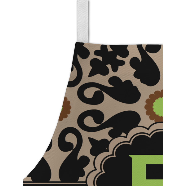 Moroccan Mosaic & Plaid Kid's Aprons - Detail