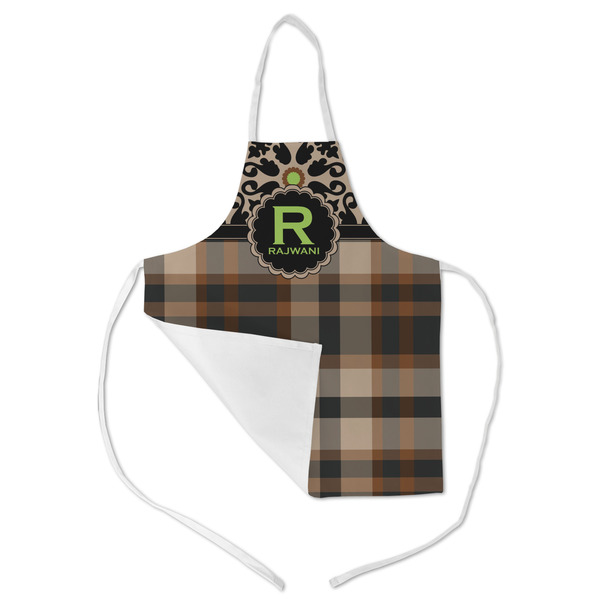 Moroccan Mosaic & Plaid Kid's Aprons - Medium - Main (med/lrg)