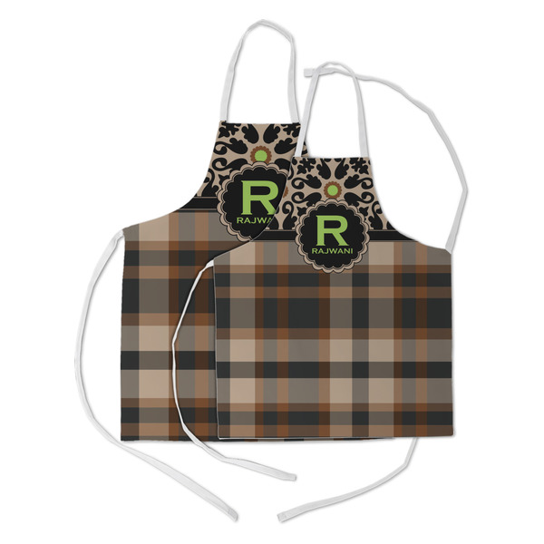 Moroccan Mosaic & Plaid Kid's Aprons - Parent - Main