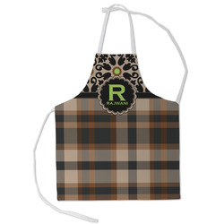 Moroccan Mosaic & Plaid Kid's Apron - Small (Personalized)