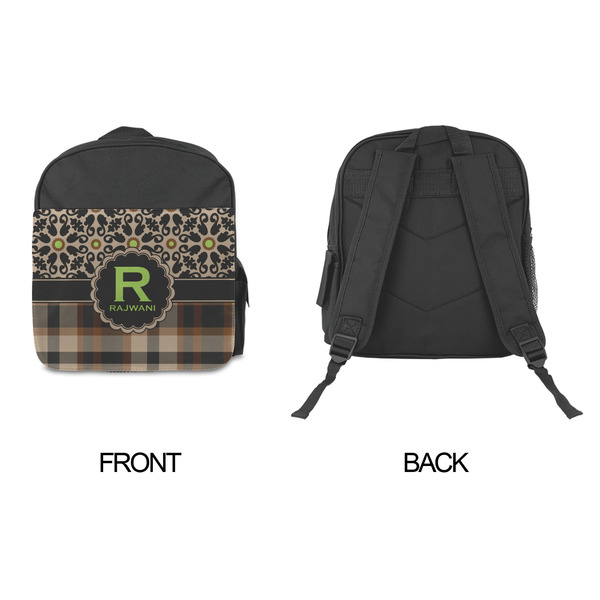 Moroccan Mosaic & Plaid Kid's Backpack - Approval