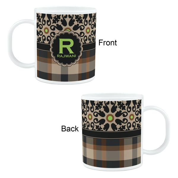 Moroccan Mosaic & Plaid Kid's Mug - Apvl