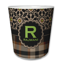 Moroccan Mosaic & Plaid Plastic Tumbler 6oz (Personalized)