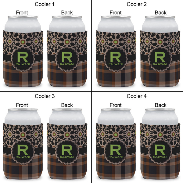Moroccan Mosaic & Plaid Can Sleeve (Approval)