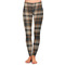 Moroccan Mosaic & Plaid Ladies Leggings - Large