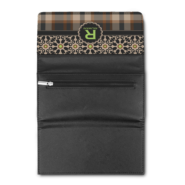Moroccan Mosaic & Plaid Ladies Wallet (Open)