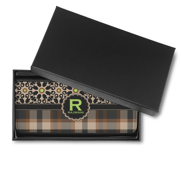 Moroccan Mosaic & Plaid Ladies Wallet - in box