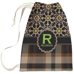 Moroccan Mosaic & Plaid Laundry Bag - Large (Personalized)