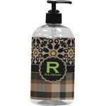 Moroccan Mosaic & Plaid Plastic Soap / Lotion Dispenser (Personalized)
