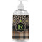Moroccan Mosaic & Plaid Plastic Soap / Lotion Dispenser (16 oz - Large - White) (Personalized)