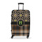 Moroccan Mosaic & Plaid Suitcase - 28" Large - Checked w/ Name and Initial