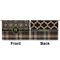 Moroccan Mosaic & Plaid Large Zipper Pouch Approval (Front and Back)