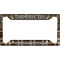 Moroccan Mosaic & Plaid License Plate Frame - Style A