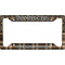 Moroccan Mosaic & Plaid License Plate Frame (Personalized)