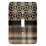 Moroccan Mosaic & Plaid Light Switch Cover (Single Toggle)