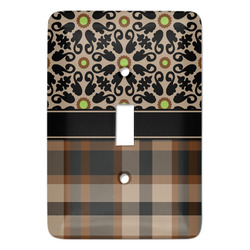 Moroccan Mosaic & Plaid Light Switch Cover (Single Toggle)
