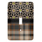 Moroccan Mosaic & Plaid Light Switch Cover (Single Toggle)