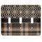 Moroccan Mosaic & Plaid Light Switch Covers (3 Toggle Plate)