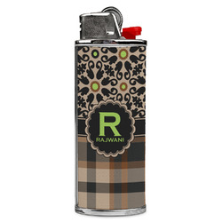 Moroccan Mosaic & Plaid Case for BIC Lighters (Personalized)