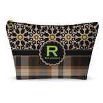 Moroccan Mosaic & Plaid Makeup Bag (Personalized)