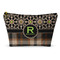 Moroccan Mosaic & Plaid Makeup Bag - Small - 8.5"x4.5" (Personalized)