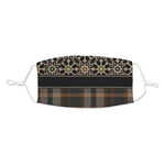 Moroccan Mosaic & Plaid Kid's Cloth Face Mask