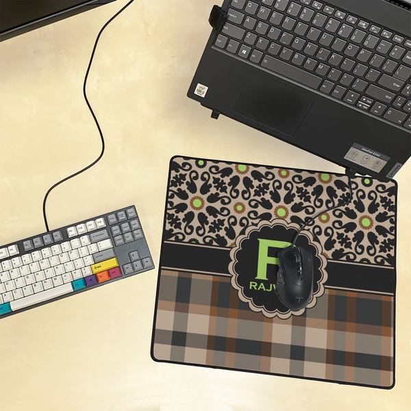 Moroccan Mosaic & Plaid Medium Gaming Mats - LIFESTYLE