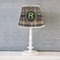 Moroccan Mosaic & Plaid Poly Film Empire Lampshade - Lifestyle