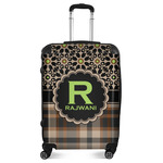 Moroccan Mosaic & Plaid Suitcase - 24" Medium - Checked (Personalized)