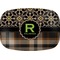 Moroccan Mosaic & Plaid Melamine Platter (Personalized)