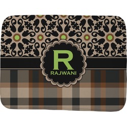Moroccan Mosaic & Plaid Memory Foam Bath Mat - 48"x36" (Personalized)