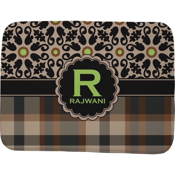 Moroccan Mosaic & Plaid Memory Foam Bath Mat 48 X 36