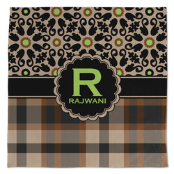 Moroccan Mosaic & Plaid Microfiber Dish Towel (Personalized)