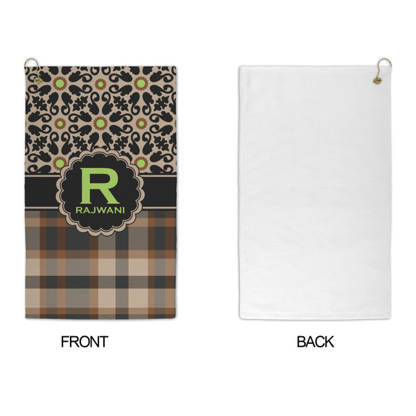 Moroccan Mosaic & Plaid Microfiber Golf Towels - APPROVAL