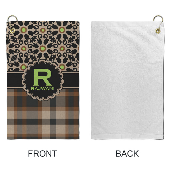 Moroccan Mosaic & Plaid Microfiber Golf Towels - Small - APPROVAL