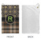 Moroccan Mosaic & Plaid Microfiber Golf Towels - Small - APPROVAL
