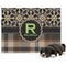 Moroccan Mosaic & Plaid Dog Blanket - Regular (Personalized)