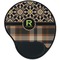 Moroccan Mosaic & Plaid Mouse Pad with Wrist Support - Main