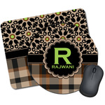Moroccan Mosaic & Plaid Mouse Pad (Personalized)