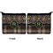 Moroccan Mosaic & Plaid Neoprene Coin Purse - Front & Back (APPROVAL)