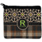 Moroccan Mosaic & Plaid Neoprene Coin Purse - Front