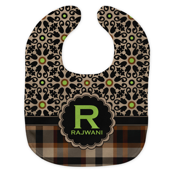 Moroccan Mosaic & Plaid New Bib Flat Approval