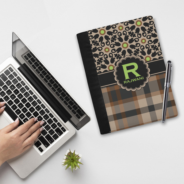 Moroccan Mosaic & Plaid Notebook Padfolio - LIFESTYLE (large)