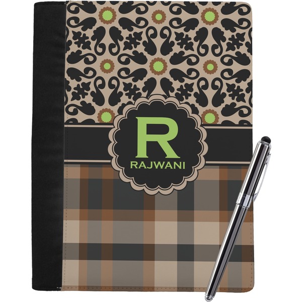Moroccan Mosaic & Plaid Notebook Padfolio