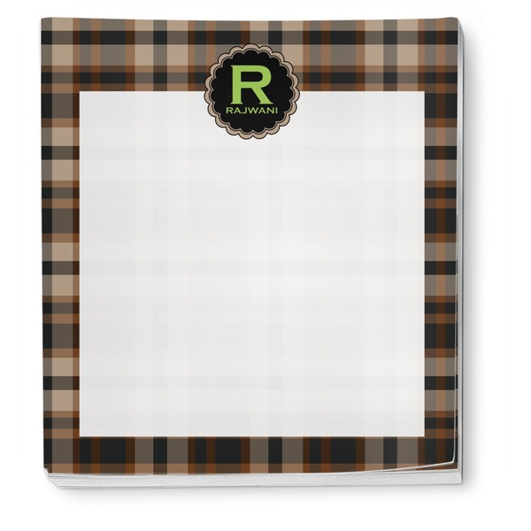 Moroccan Mosaic & Plaid Notepad - Apvl