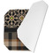Moroccan Mosaic & Plaid Octagon Placemat - Single front (folded)