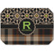 Moroccan Mosaic & Plaid Octagon Placemat - Single front