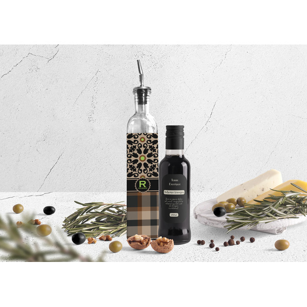 Moroccan Mosaic & Plaid Oil Dispenser Bottle - Lifestyle Photo